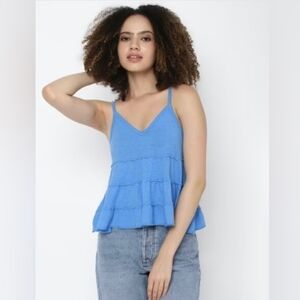 American Eagle Outfitters Paneled Cotton Top Size L. Never Worn